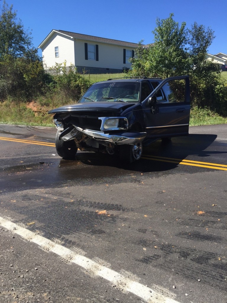 SUV hit by semi in hit and run accident on KY 229 in Laurel County on 9-14-15