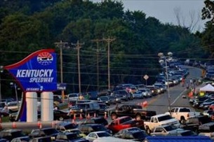 Massive traffic jam marred inaugural NASCAR Cup Series race at Kentucky Speedway in 2011