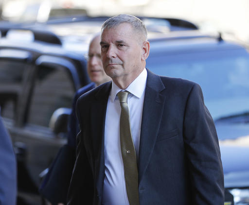 Retired Marine Gen. James Cartwright arrives at US District Court in Washington