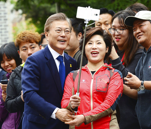 South Korean presidential candidate Moon Jae-in