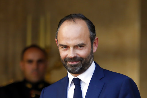 Newly appointed French Prime Minister Edouard Philippe poses at the Prime Minister residence in Paris