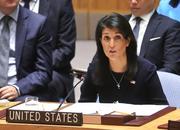 United Nations U.S. Ambassador Nikki Haley address a U.N. Security Council meeting on North Korea