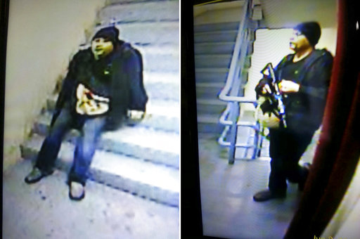 This image made from closed circuit television made available by the Philippine National Police on Friday