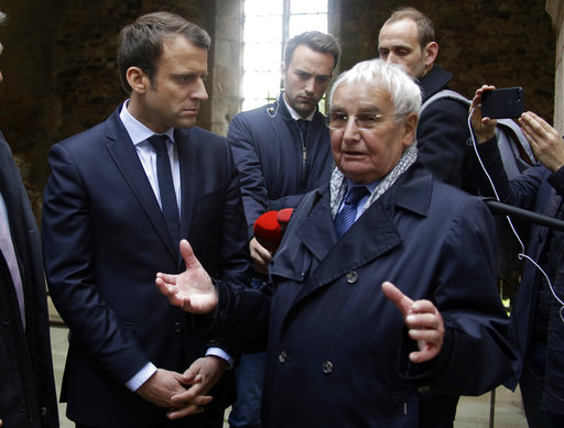 French independent centrist presidential candidate Emmanuel Macron