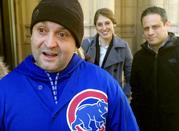 Gabriel Solache speaks with reporters in Chicago