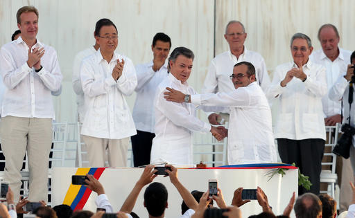 Colombias President Juan Manuel Santos