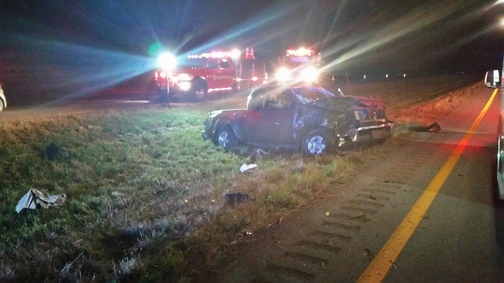 Daniel Farr dies in single car crash on Cumberland Parkway in Pulaski County 10-4-17.  Photo courtesy:  Pulaski County Sheriff's Office