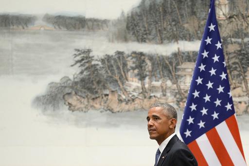 U.S. President Barack Obama meets with Chinese President Xi Jinping at the West Lake State Guest House in Hangzhou on Saturday