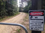The entrance to Ryan Sharpe's home is shown in Clinton