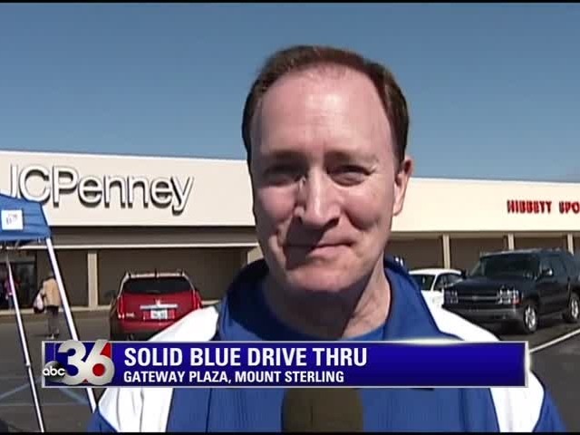 Solid Blue Drive Thru