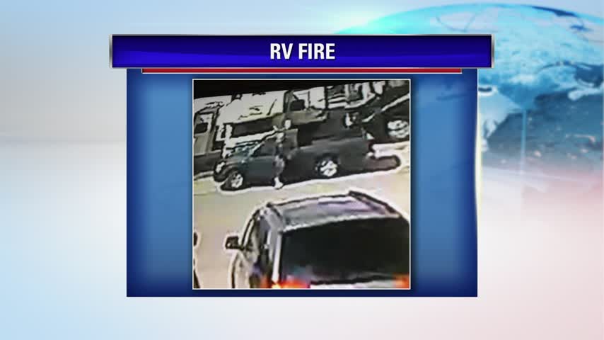 RV at Bluegrass RV on North Broadway in Lexington deliberately set on fire