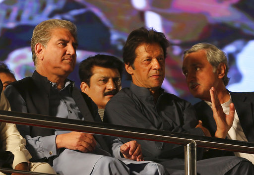 Pakistan's opposition leader Imran Khan