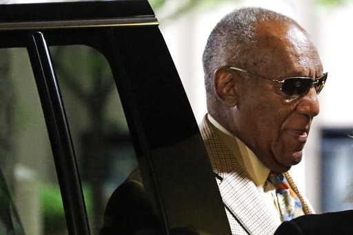 Bill Cosby arrives for jury selection in his sexual assault case at the Allegheny County Courthouse