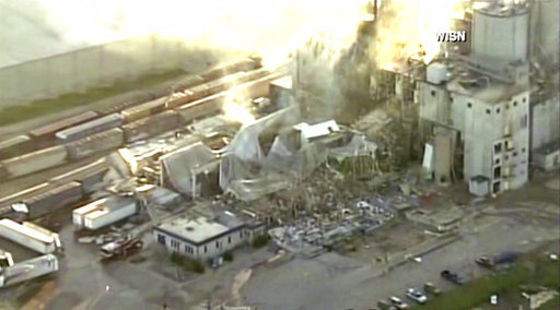 In this image taken from a video by WISN-TV