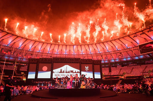 In this photo released by the IOC