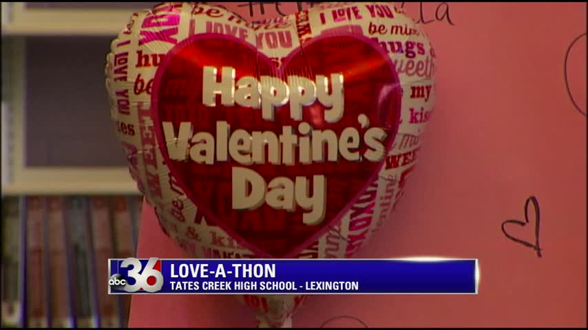 Love-A-Thon held at Tates Creek High School in Lexington 2-11-16