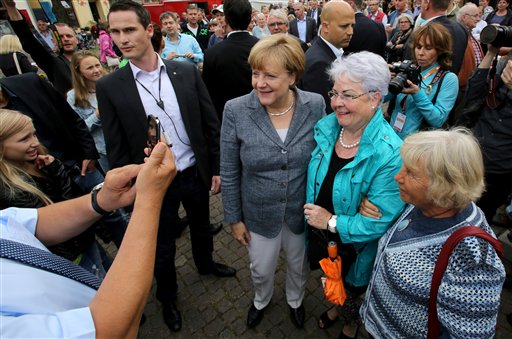 German Chancellor Angela Merkel