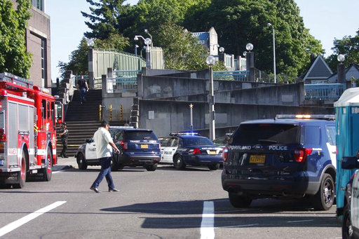 Police investigate a deadly stabbing on a Metropolitan Area Express train in northeast Portland