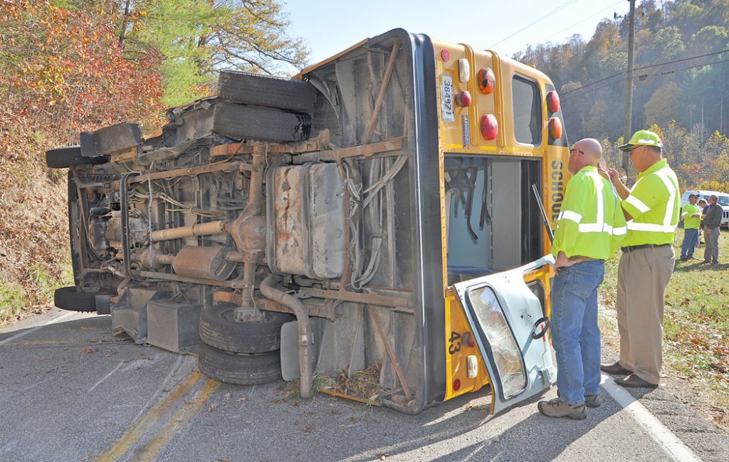 Licking Valley Head Start bus accident in Lewis County near Vanceburg 10-26-16