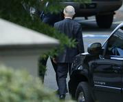 Attorney General Jeff Sessions leaves the White House in Washington
