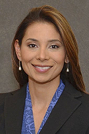 This undated photo provided by the Eye and Ear shows Dr. Lina Bolanos