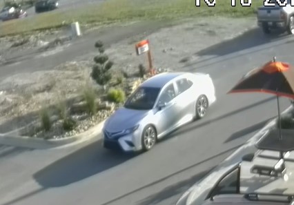 Toyota Camry that may have been used in bank robbery in London 10-13-17