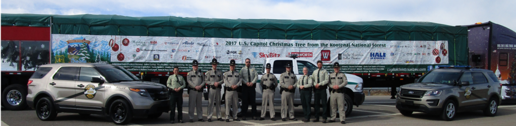 State Police help escort U.S. Capital Christmas Tree as it passed through the state on its way to Washington