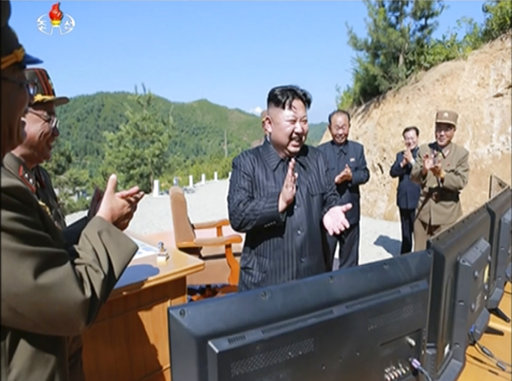 This image made from video of a news bulletin aired by North Korea's KRT on Tuesday