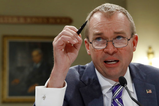 Budget Director Mick Mulvaney testifies on Capitol Hill in Washington