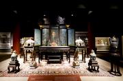 The Reception Throne Set is shown in the exhibition "Express Dowager