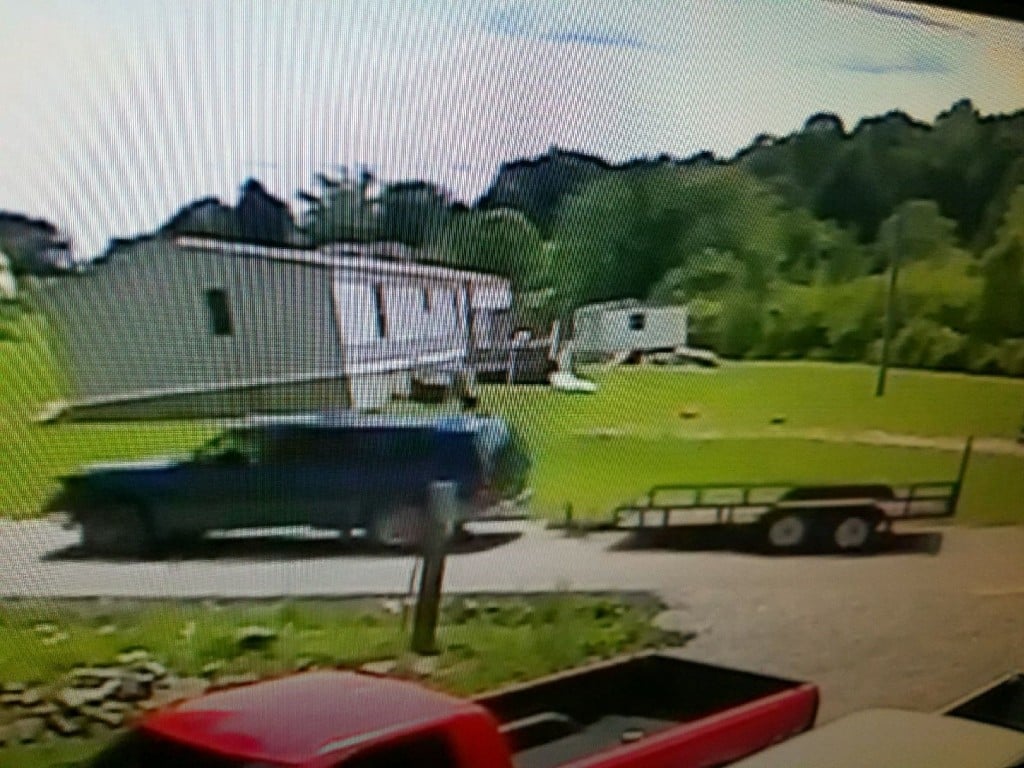 Surveillance photo of trailer theft in Laurel County on Memorial Day 5-29-17