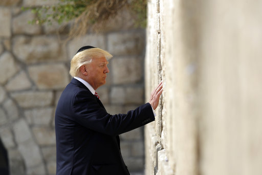 President Donald Trump visits the Western Wall