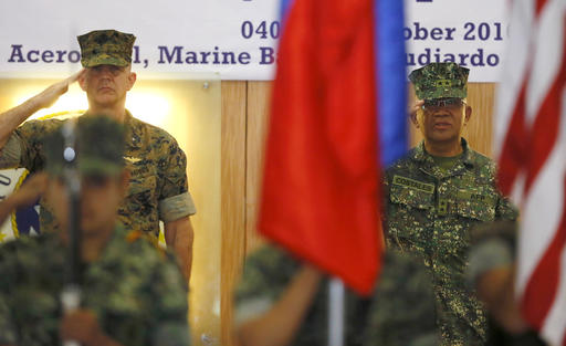 U.S. Marines Brig. Gen. John Jansen of the 3rd Marine Expeditionary Brigade and Maj. Gen. Andre Costales