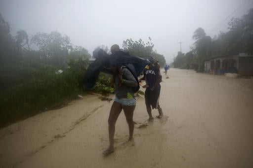 Residents head to higher ground