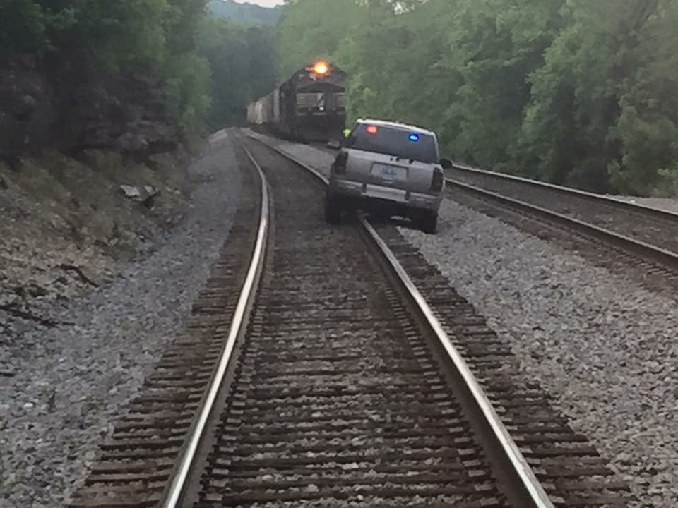 Couple hit by train in Somerset 5-10-16...woman died