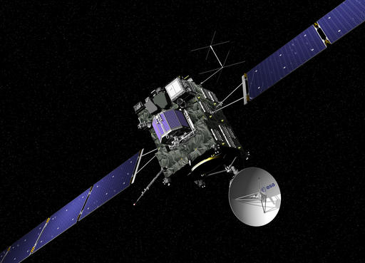 The artist impression provided on the website of the European Space Agency ESA on Sept. 29