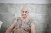 Boris Nayfeld poses for a picture at the Russian Baths in the Brooklyn borough of New York