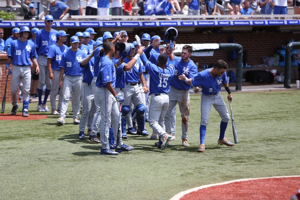 UK baseball defeats Indiana 14-9 to advance to Regional Final in Lexington 6-4-17