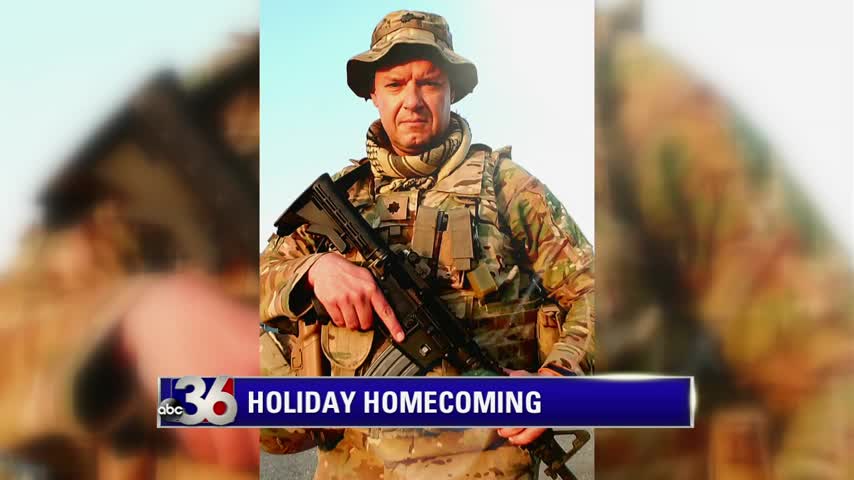Photo of ABC 36 anchor Doug High during his 7-month deployment in Kabul