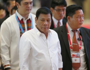 Philippine President Rodrigo Duterte