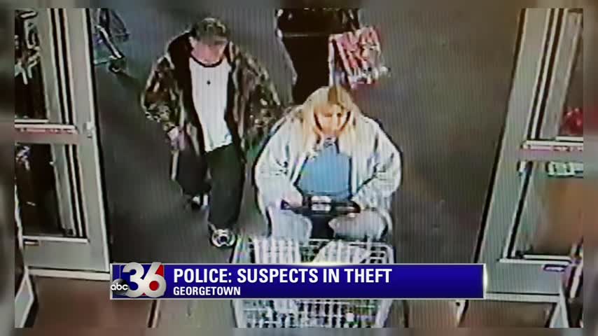 Security camera video of Kroger theft suspect in Georgetown 1-13-16