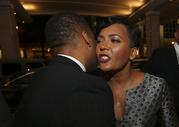 Atlanta mayoral candidate Keisha Lance Bottoms is greeted by a well wisher as she arrives for an election-night watch party Tuesday