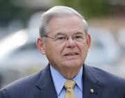 Sen. Bob Menendez arrives to court for his federal corruption trial in Newark