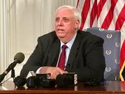 West Virginia Gov. Jim Justice addresses at news conference