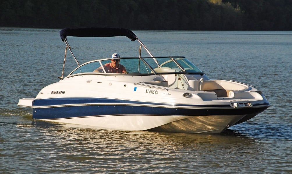 Stolen 2002 Four Winns Fun Ship 214 boat from Carlisle County.  It was stolen from a home with its trailer on 11-11-17.