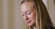 A tear rolls down the face of Torie McCallum as she talks about the relatives she lost in the Sutherland Springs First Baptist Church shooting during an interview Wednesday
