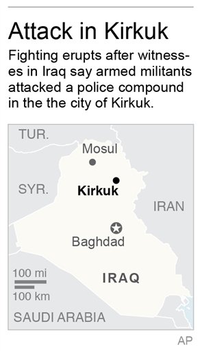 Map locates Kirkuk