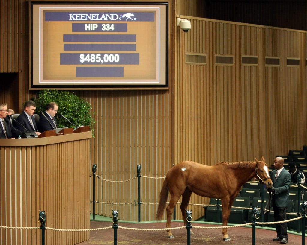 Bellavais tops opening day of Keeneland's January Horses of All Ages Sale 1-8-18
