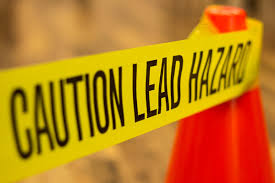 Lead based paint warning tape
