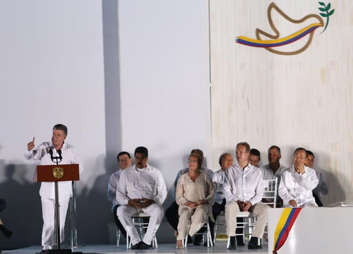 Colombia's President Juan Manuel Santos
